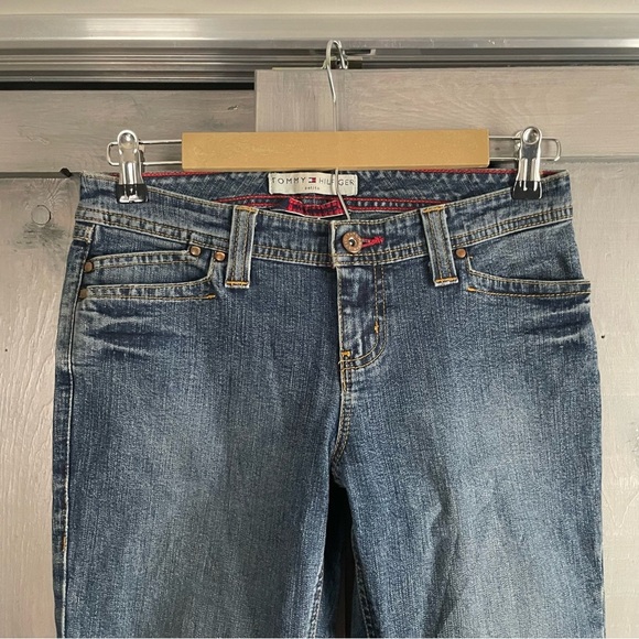 Tommy Hilfiger denim jeans Y2K vintage‎ size 4 petite low rise boot - Picture 3 of 7